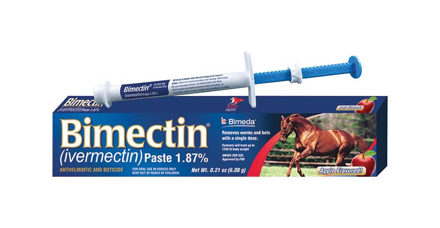 Bimectin Ivermectin Paste Horse Dewormer- 6.08 gm - Breeches.com