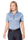 Kerrits Ladies Aire Ice Fil Short Sleeve Printed Shirt - Breeches.com