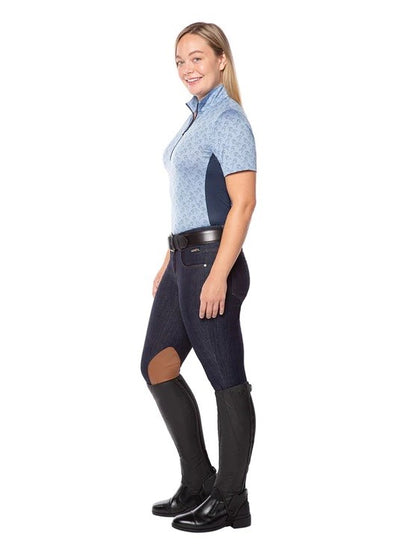 Kerrits Ladies Aire Ice Fil Short Sleeve Printed Shirt - Breeches.com