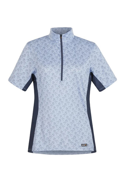 Kerrits Ladies Aire Ice Fil Short Sleeve Printed Shirt - Breeches.com