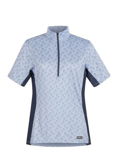 Kerrits Ladies Aire Ice Fil Short Sleeve Printed Shirt - Breeches.com