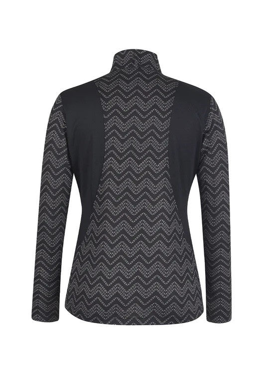 Kerrits Easy Stride Ice Fil Long Sleeve Printed Shirt - Breeches.com