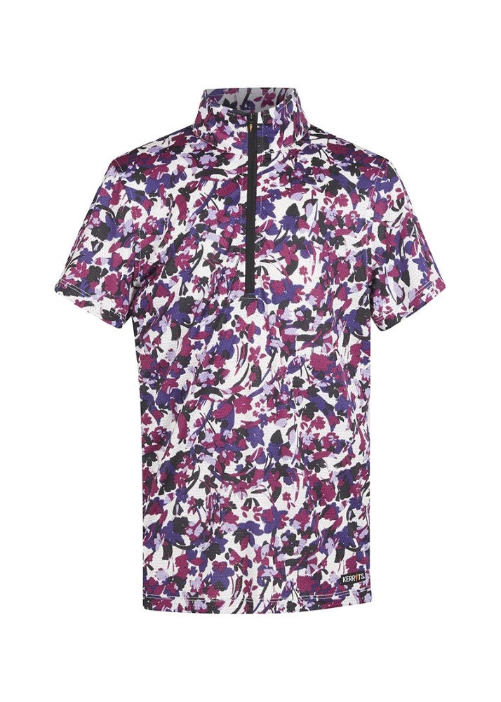 Kerrits Kids Aire Ice Fil Short Sleeve Solid Shirt - Breeches.com