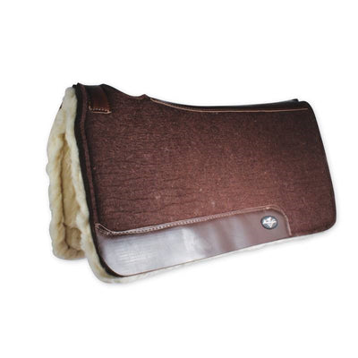 Professional's Choice Comfort-Fit Wool Saddle Pad w/ Fleece - Breeches.com