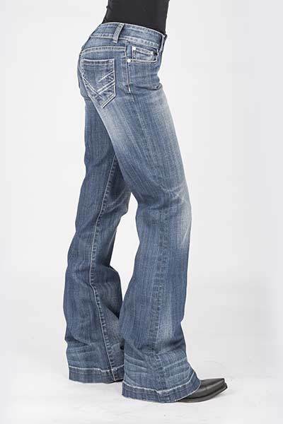 Stetson Women's 214 City Trouser w/ Bleached Pockets_1