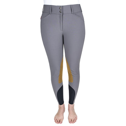 The Tailored Sportsman Ladies Mid-Rise Boot Sock Front Zip Breech - Breeches.com