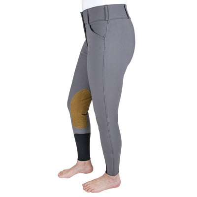 The Tailored Sportsman Ladies Mid-Rise Boot Sock Front Zip Breech - Breeches.com