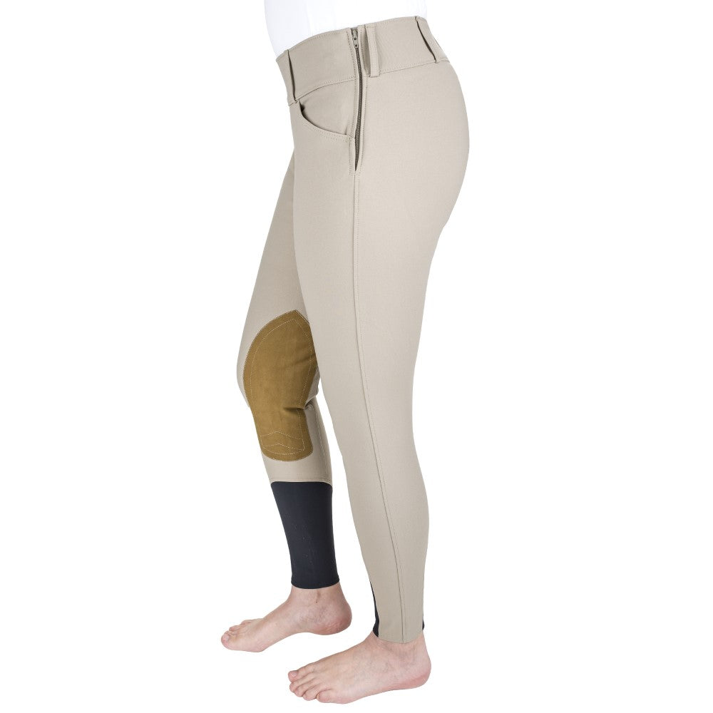 The Tailored Sportsman Ladies Mid-Rise Boot Sock Side Zip Breech - Breeches.com