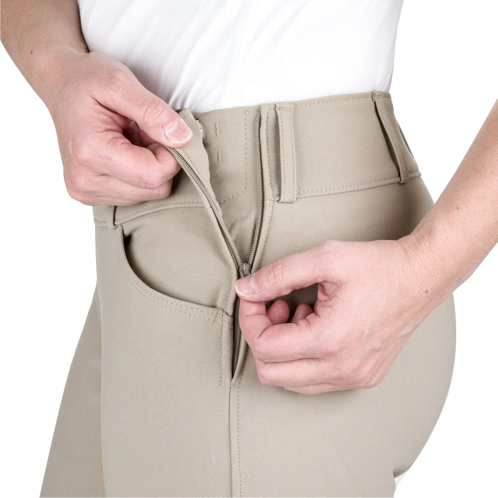 The Tailored Sportsman Ladies Mid-Rise Boot Sock Side Zip Breech - Breeches.com