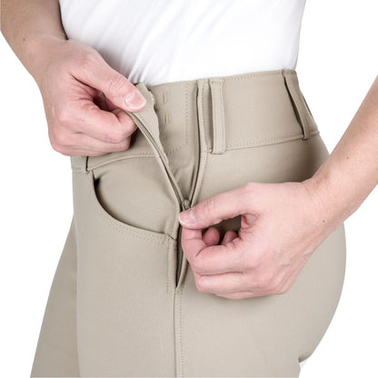 The Tailored Sportsman Ladies Mid-Rise Boot Sock Side Zip Breech - Breeches.com