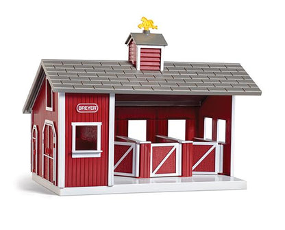 Breyer ™Stablemates Red Stable Playset