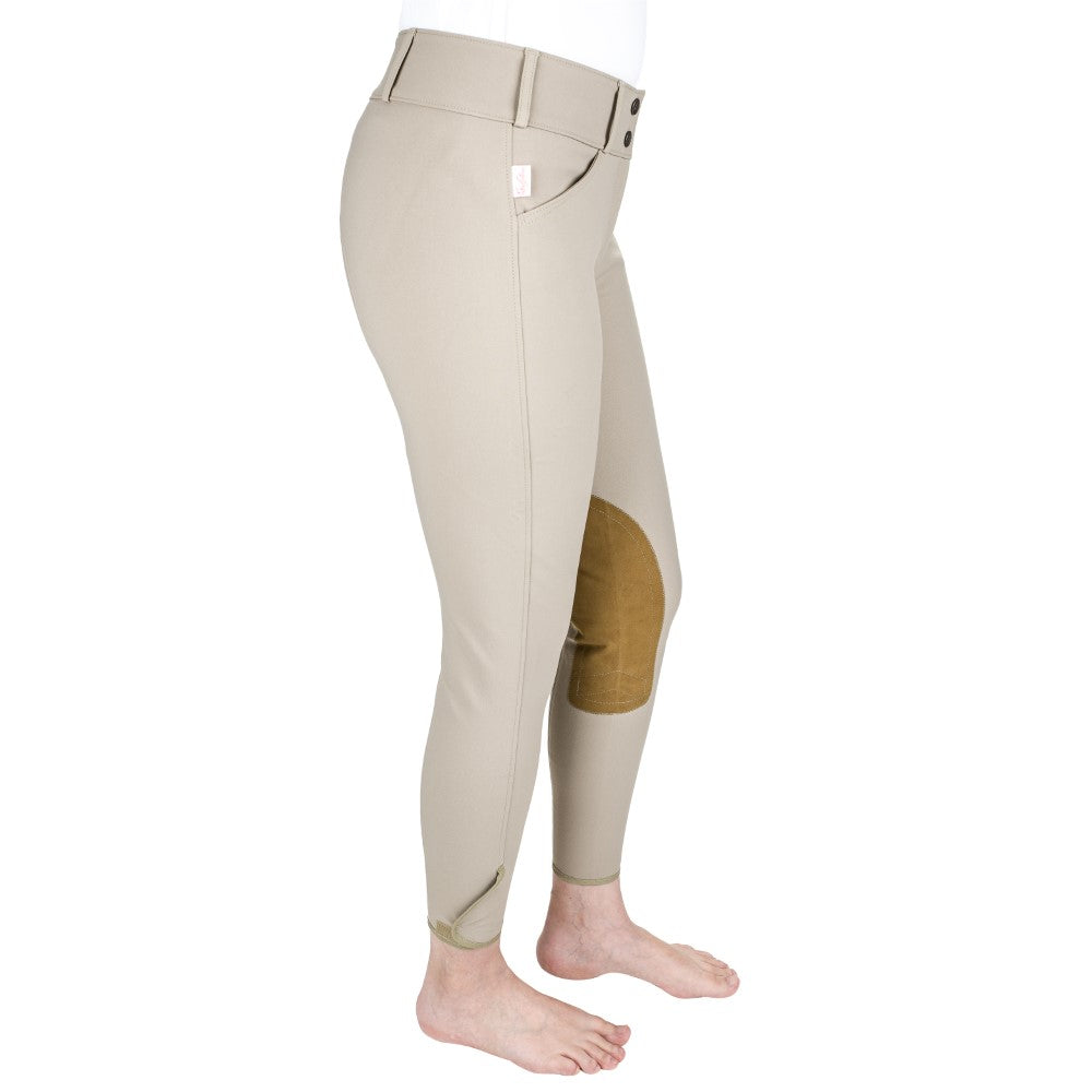 The Tailored Sportsman Ladies Mid-Rise Front Zip Trophy Hunter Breech - Breeches.com