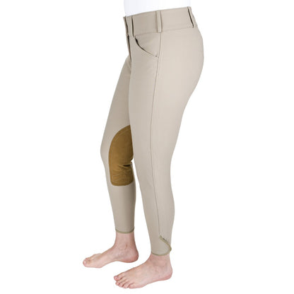 The Tailored Sportsman Ladies Mid-Rise Front Zip Trophy Hunter Breech - Breeches.com