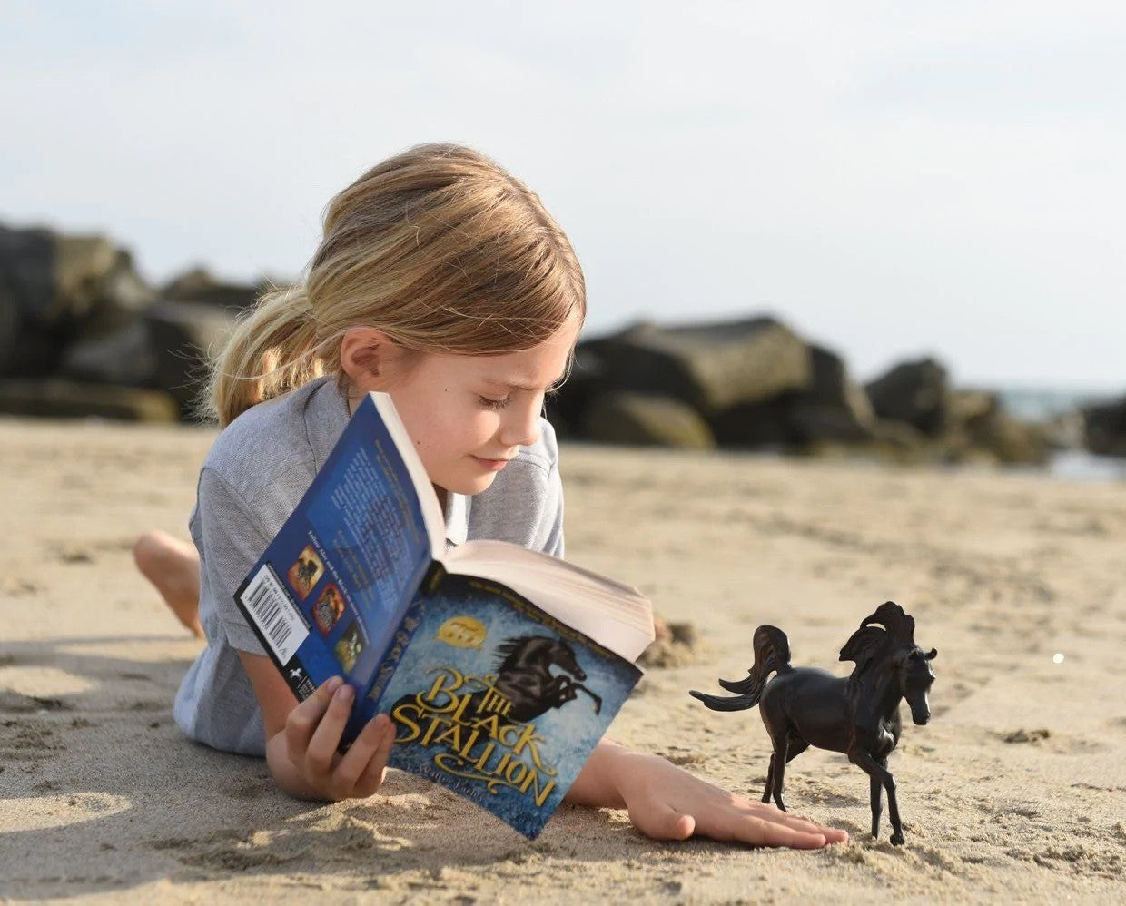 Breyer The Black Stallion Horse &amp; Book Set - Breeches.com