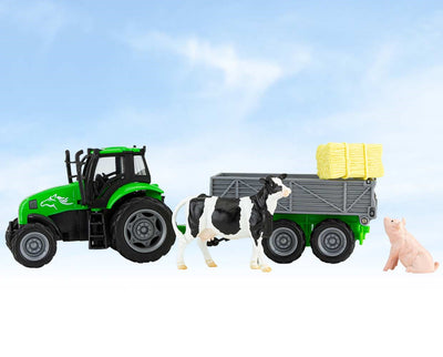 Breyer Breyer  Farms Tractor and Tag-A-Long Wagon - Breeches.com