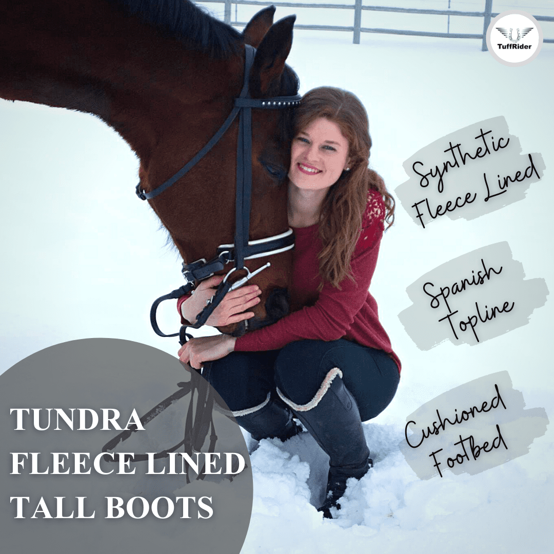 TuffRider Ladies Tundra Fleece Lined Tall Boots in Synthetic Leather - Breeches.com