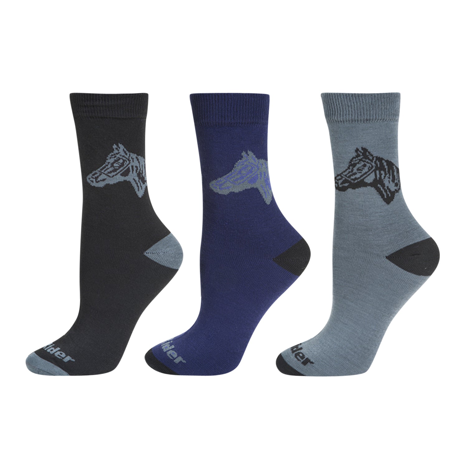 Tuffrider Ladies Starter Socks 3 Pack - Breeches.com