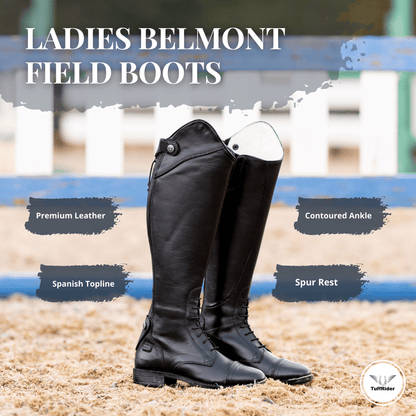 TuffRider Ladies Belmont Field Boots - Breeches.com