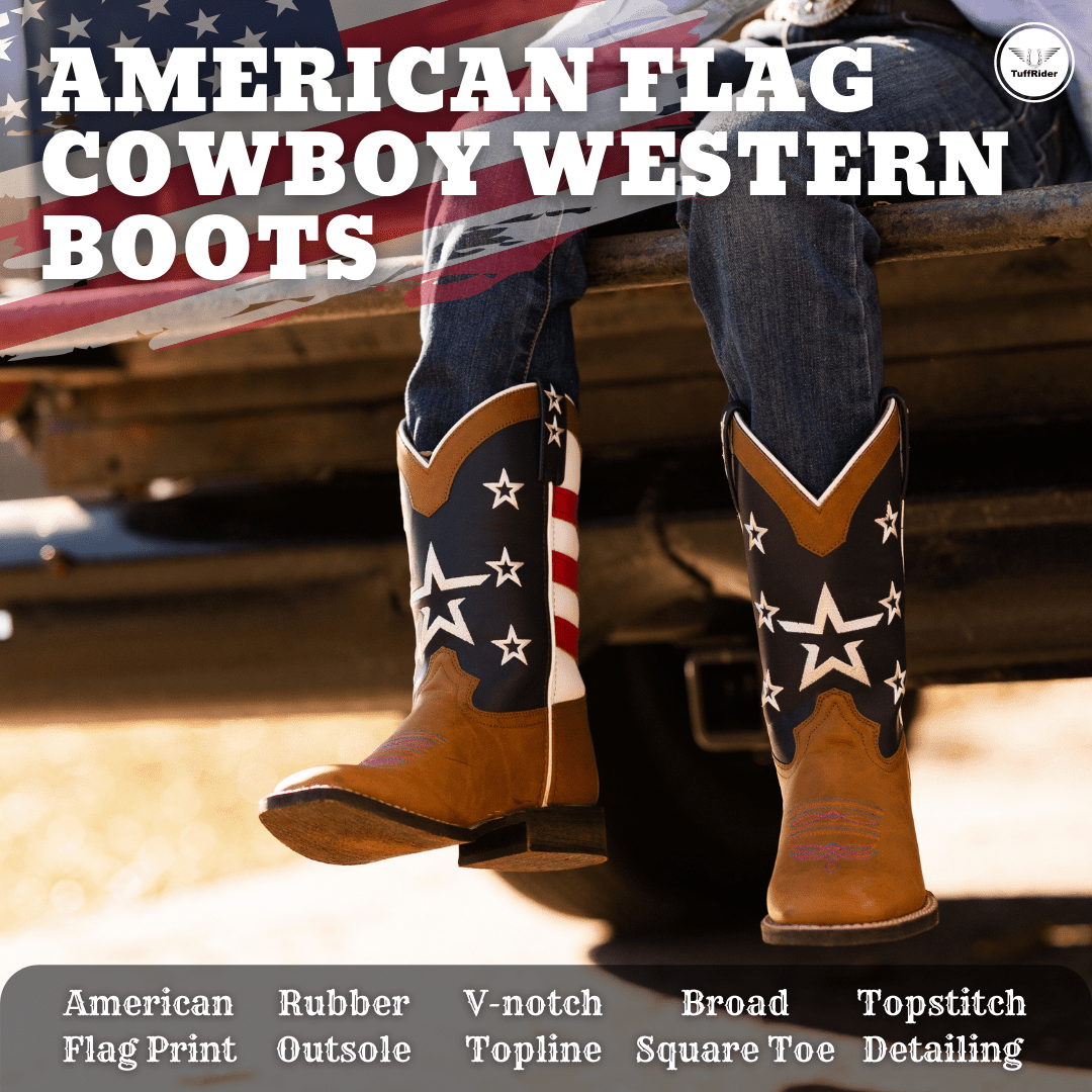 TuffRider Toddler American Cowboy Western Boot - Breeches.com