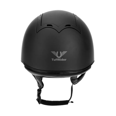 TuffRider Show Time Helmet|Protective Head Gear for Equestrian Riders - SEI Certified, Tough and Durable - Black" - Breeches.com