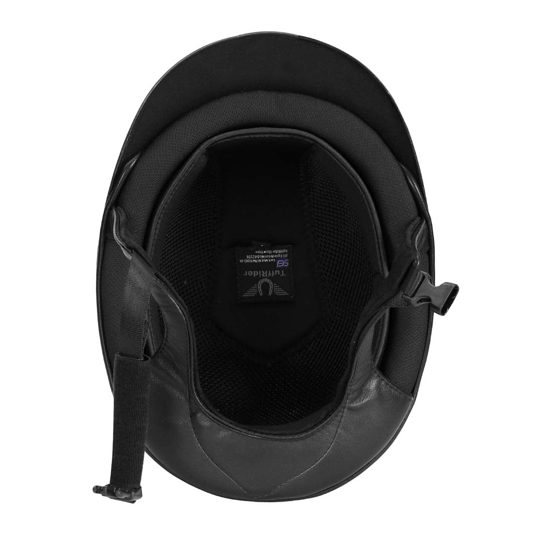 TuffRider Show Time Helmet|Protective Head Gear for Equestrian Riders - SEI Certified, Tough and Durable - Black&quot; - Breeches.com