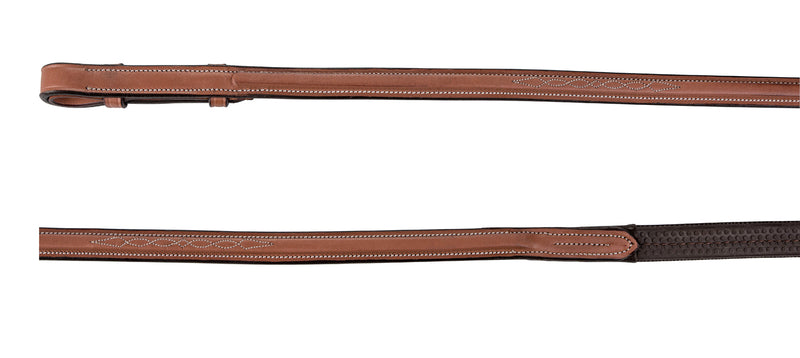 Laureate by Henri de Rivel Rubber Reins - Breeches.com