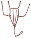 Laureate by Henri de Rivel Raised Fancy Stitched 5 Point Breastplate w/ Running Attachment - Breeches.com