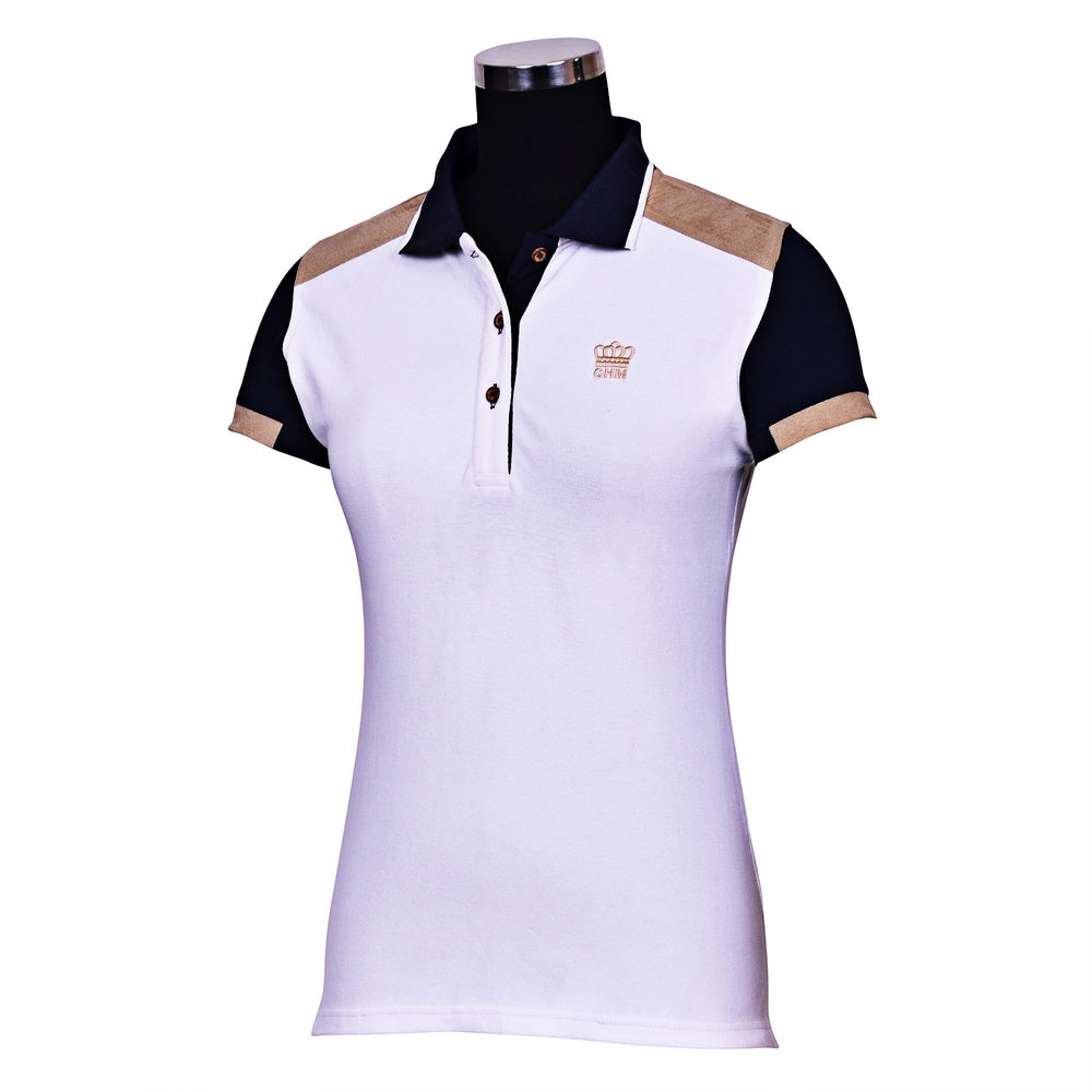 George H Morris Ladies Reserve Short Sleeve Polo Sport Shirt - Breeches.com