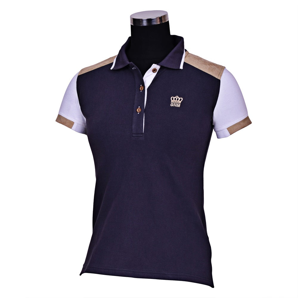 George H Morris Ladies Reserve Short Sleeve Polo Sport Shirt - Breeches.com
