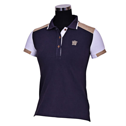 George H Morris Ladies Reserve Short Sleeve Polo Sport Shirt - Breeches.com