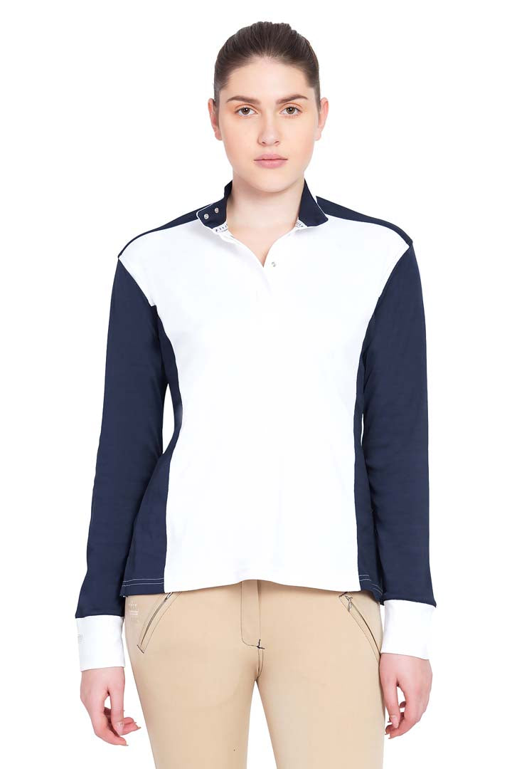George H Morris Ladies Champion Long Sleeve Show Shirt - Breeches.com