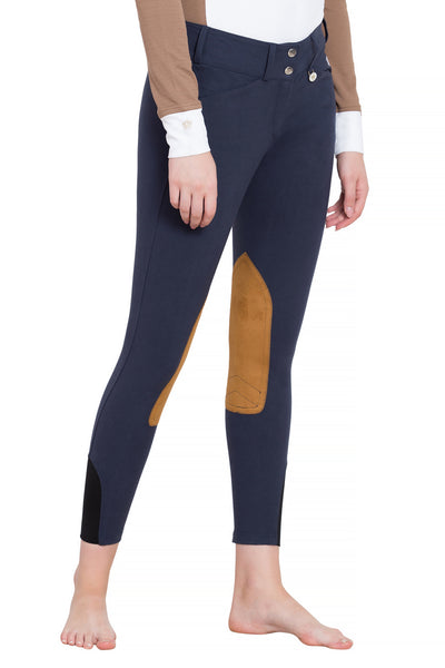 George H Morris Ladies Show Time Knee Patch Breeches - Breeches.com