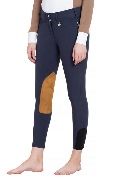 George H Morris Ladies Show Time Knee Patch Breeches - Breeches.com