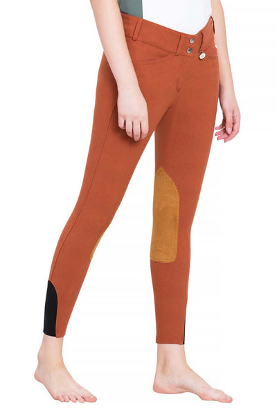 George H Morris Ladies Show Time Knee Patch Breeches - Breeches.com