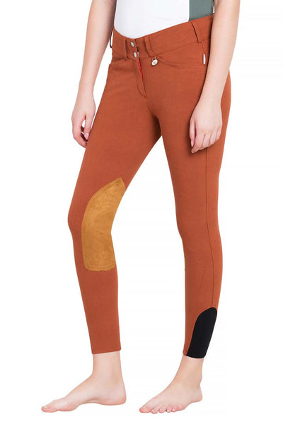 George H Morris Ladies Show Time Knee Patch Breeches - Breeches.com