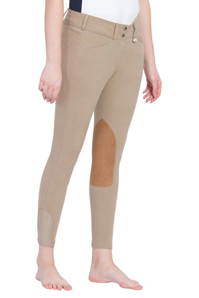 George H Morris Ladies Show Time Knee Patch Breeches - Breeches.com