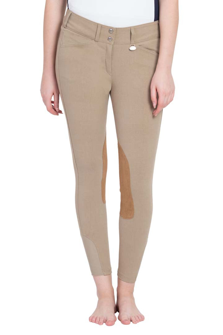 George H Morris Ladies Show Time Knee Patch Breeches - Breeches.com
