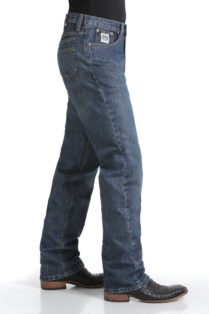 Cinch Men's Relaxed Fit Whie Label Jean- Dark Stone - Breeches.com