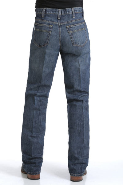 Cinch Men's Relaxed Fit Whie Label Jean- Dark Stone - Breeches.com