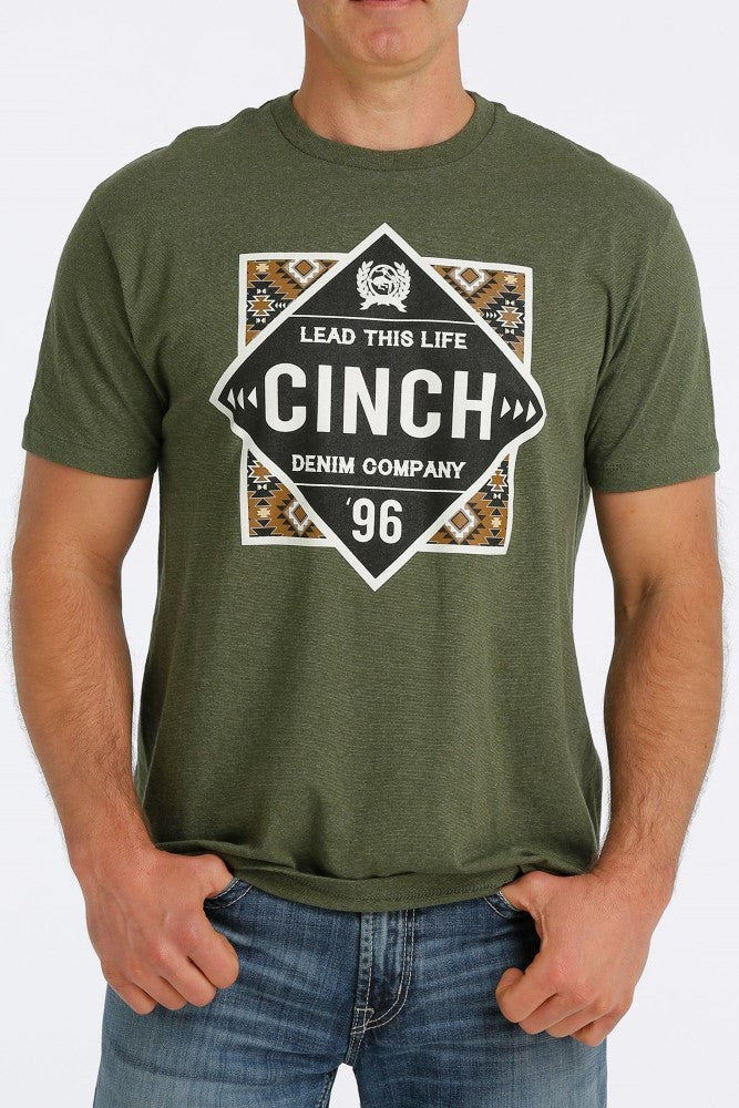 Cinch Men's Short Sleeve Aztec Tee - Breeches.com