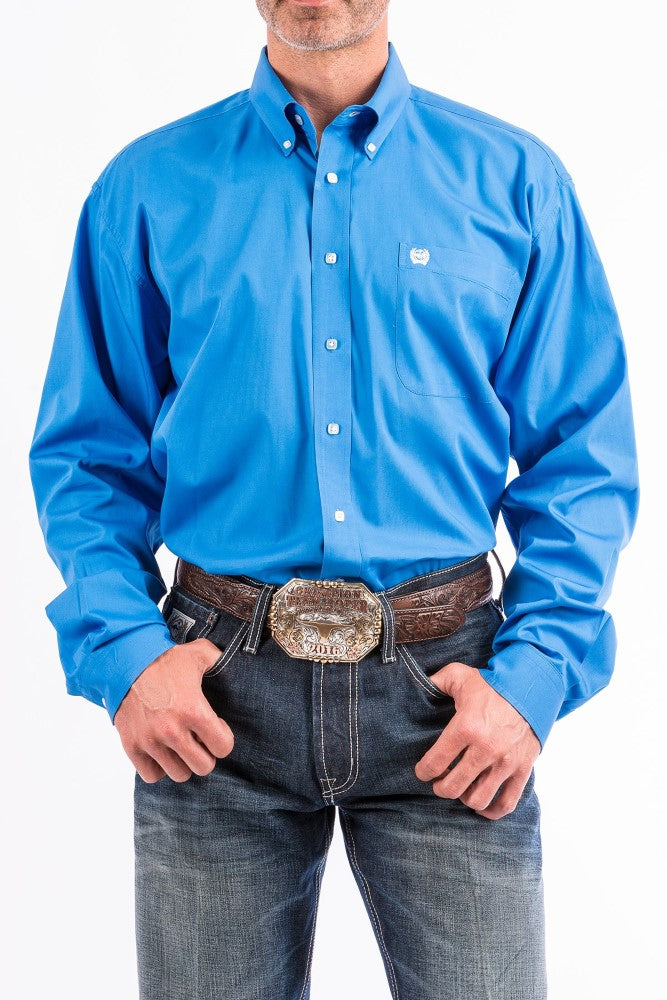 Cinch Men's Solid Button Down Western Shirt - Breeches.com