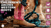 TuffRider Youth Arches Flame Embroidered Pink Shaft Square Toe Western Boots - Breeches.com