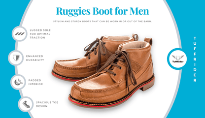 Tuffrider Men’s Ruggies Boots in Chestnut - Breeches.com