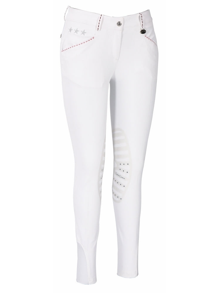 Equine Couture Ladies Stars & Stripes Silicone Knee Patch Breeches_1