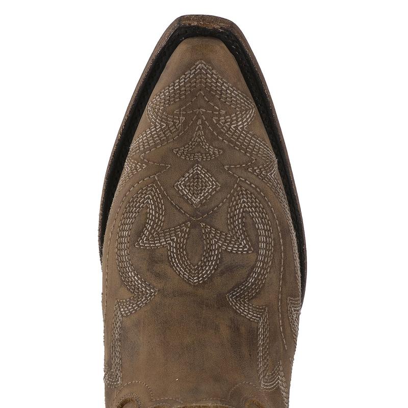 Lane Ladies Burnt Caramel Saratoga Western Boot - Breeches.com