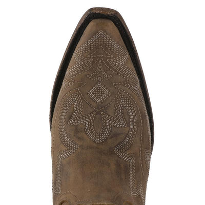 Lane Ladies Burnt Caramel Saratoga Western Boot - Breeches.com