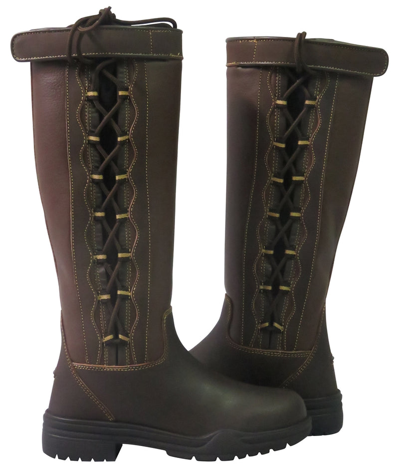 TuffRider Ladies Ajuste Waterproof Leather Country Boots - Breeches.com