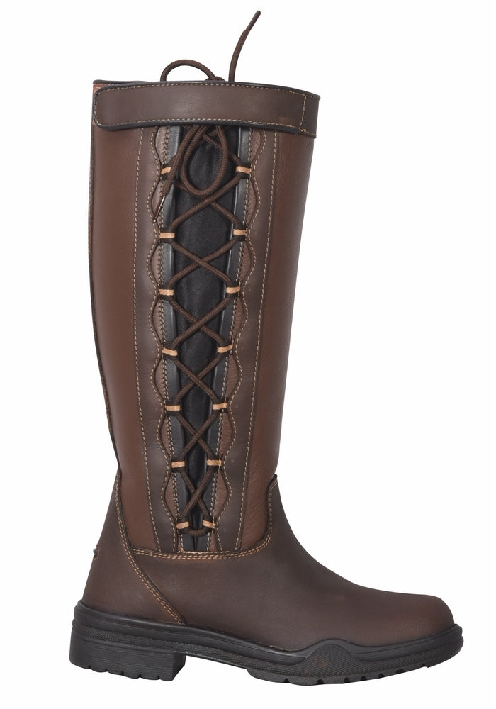 TuffRider Ladies Ajuste Waterproof Leather Country Boots - Breeches.com