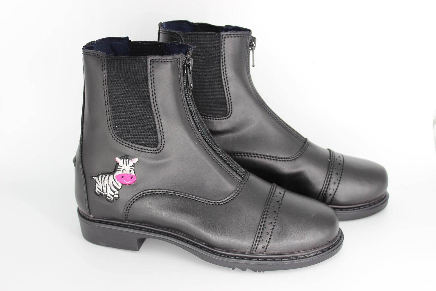 TuffRider Starter Zebra Paddock Boots for Children - Breeches.com