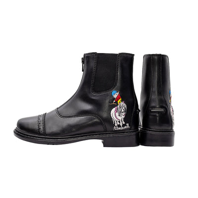 TuffRider Children's Thelwell Sweep Front Zip Paddock Boots - Breeches.com
